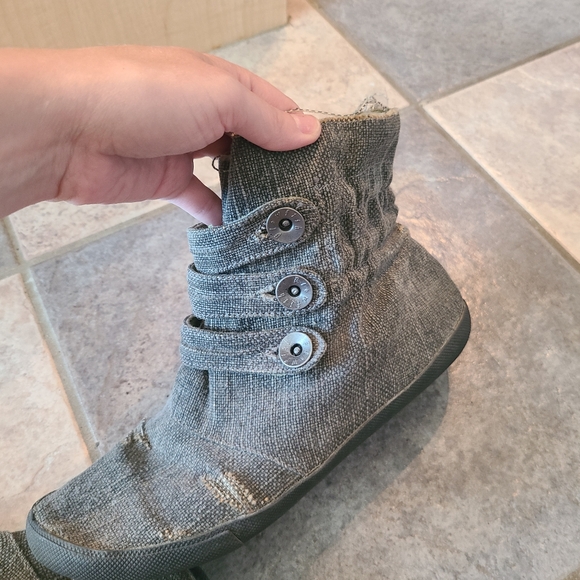 Blowfish gray Y2K booties 7.5 - Picture 7 of 8